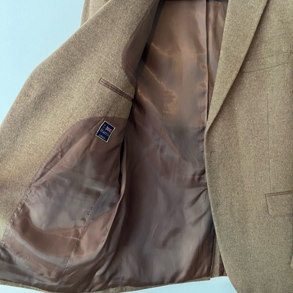 NWT T. Harris London Camel Hair Sports Coat 42LG - Picture 4 of 8